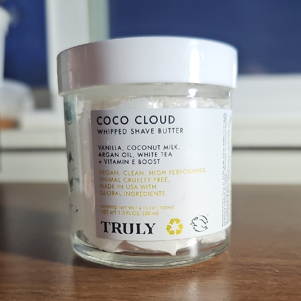 New TRULY Coco Cloud Whipped Shave Butter with Vanilla and Coconut